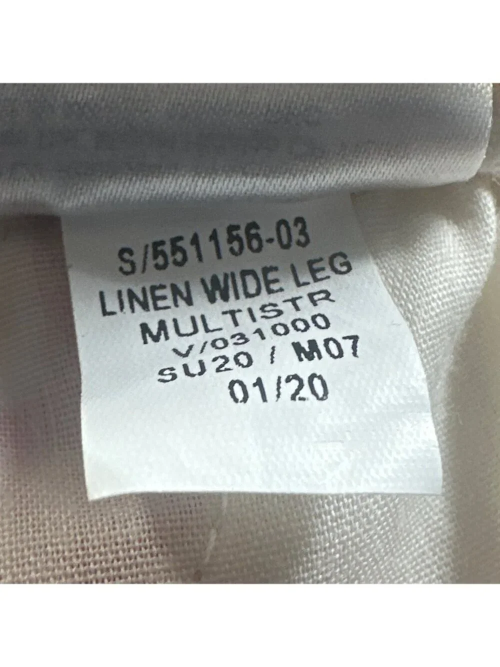 Old Navy Womens Striped Linen Blend Lounge Pants Large Red Blue White Resort - Picture 7 of 12